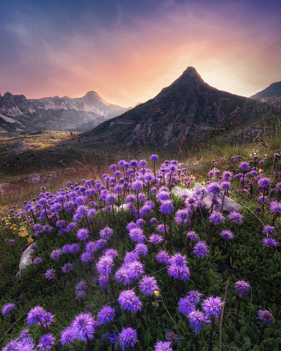 Landschaftsfotografie, Berglandschaft in Montenegro