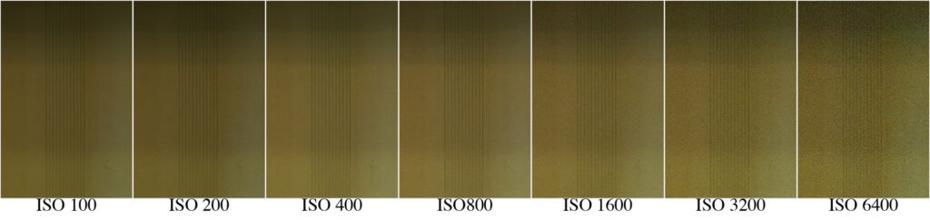 Bildrauschen bei unterschiedlichen ISO Werten