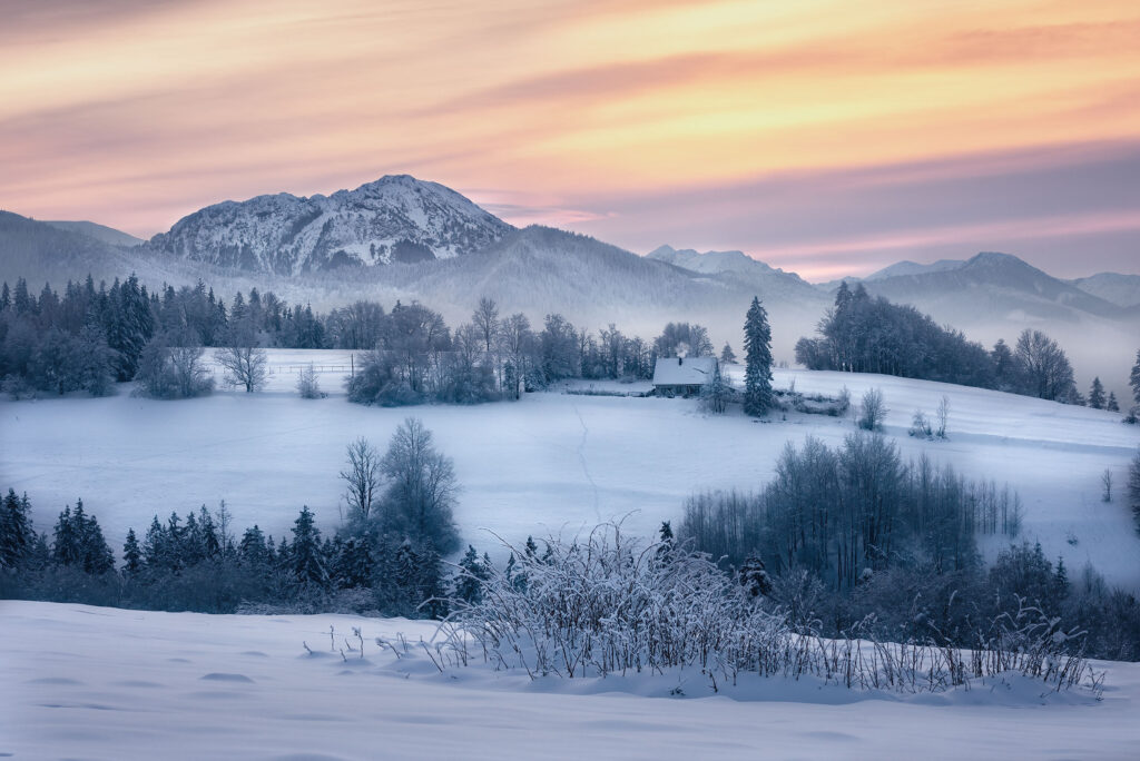 Fotografieren im Winter, Winterlandschaft
